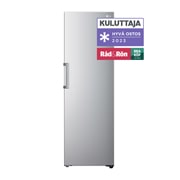 LG Fristående kyl (386L) och frys (324L)-paket (Shiny Steel), Energiklass E, GF41GL51PZ
