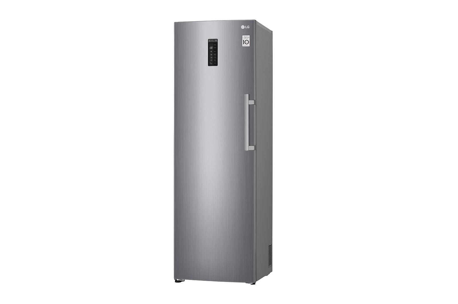 LG 323L Fristående frys (Shiny Steel) - Energiklass F, Total No Frost och Smart Diagnosis™ med Wi-Fi, GF5237PZJZ1