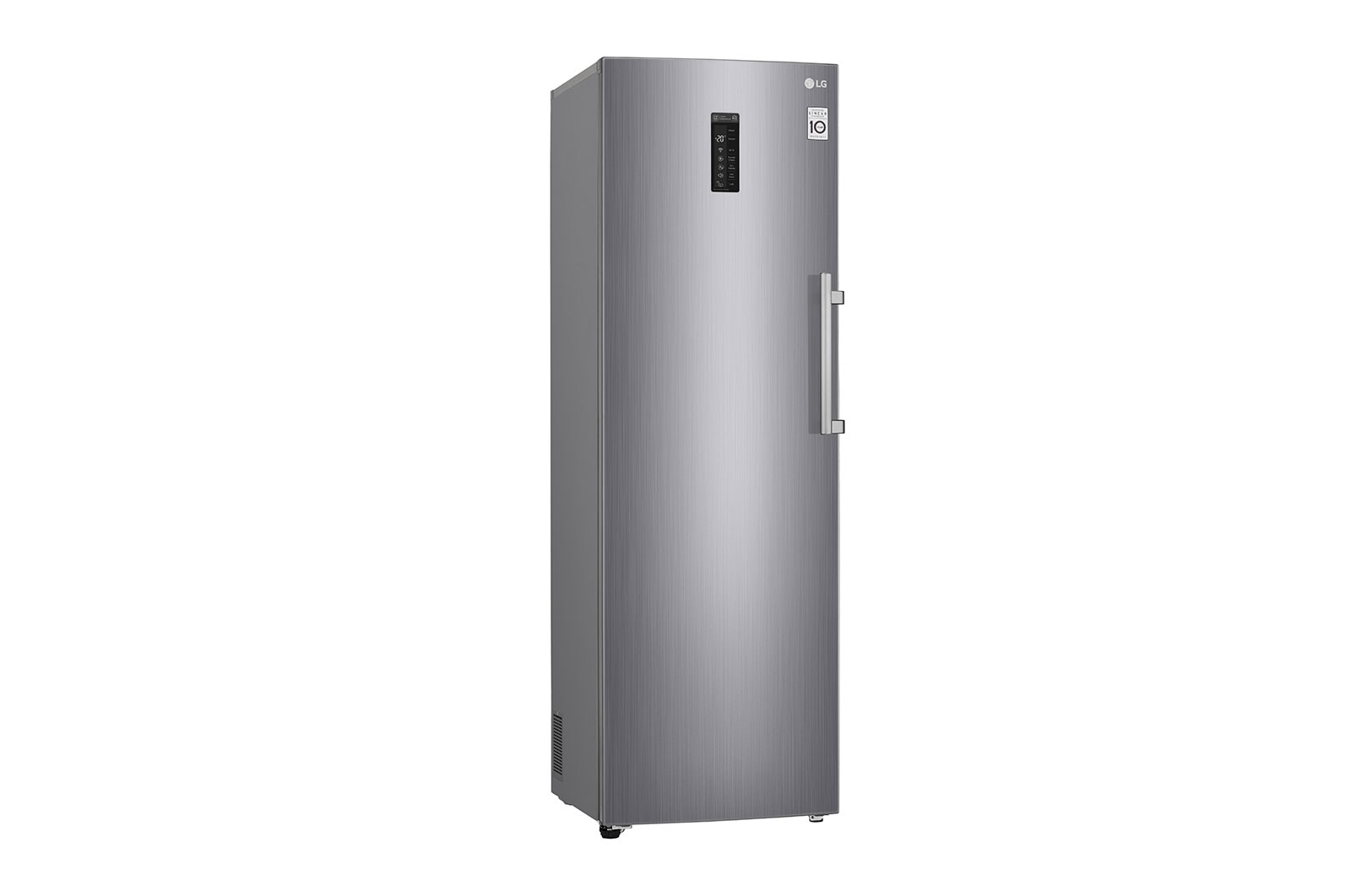 LG 323L Fristående frys (Shiny Steel) - Energiklass F, Total No Frost och Smart Diagnosis™ med Wi-Fi, GF5237PZJZ1