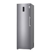 LG 323L Fristående frys (Shiny Steel) - Energiklass F, Total No Frost och Smart Diagnosis™ med Wi-Fi, GF5237PZJZ1
