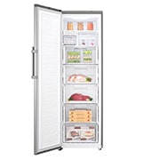 LG 323L Fristående frys (Shiny Steel) - Energiklass F, Total No Frost och Smart Diagnosis™ med Wi-Fi, GF5237PZJZ1