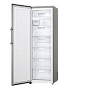 LG 323L Fristående frys (Shiny Steel) - Energiklass F, Total No Frost och Smart Diagnosis™ med Wi-Fi, GF5237PZJZ1