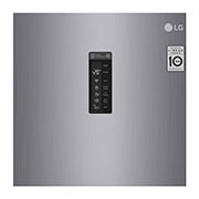 LG 323L Fristående frys (Shiny Steel) - Energiklass F, Total No Frost och Smart Diagnosis™ med Wi-Fi, GF5237PZJZ1
