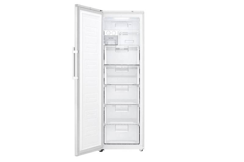 LG 323L Fristående frys (Vit) - Energiklass F, Total No Frost och Smart Diagnosis™ med Wi-Fi, GF5237SWJZ1