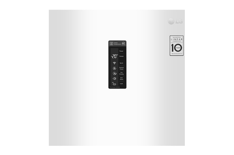 LG 323L Fristående frys (Vit) - Energiklass F, Total No Frost och Smart Diagnosis™ med Wi-Fi, GF5237SWJZ1