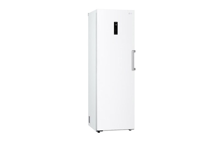 LG 324L Fristående frys (Vit) - Energiklass E, Total No Frost, Express Freeze, Smart Diagnosis™ med Wi-Fi, GFE41SWGSZ
