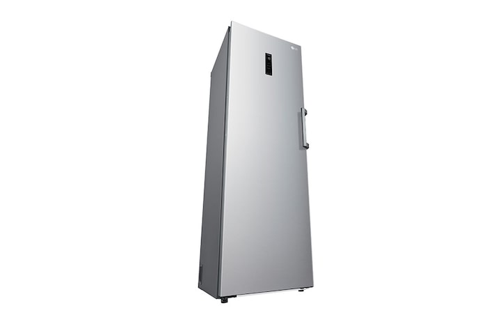 LG 324L Fristående frys (Shiny Steel) - Energiklass E, Total No Frost, Express Freeze, Smart Diagnosis™ med Wi-Fi, GFE61PZCSZ
