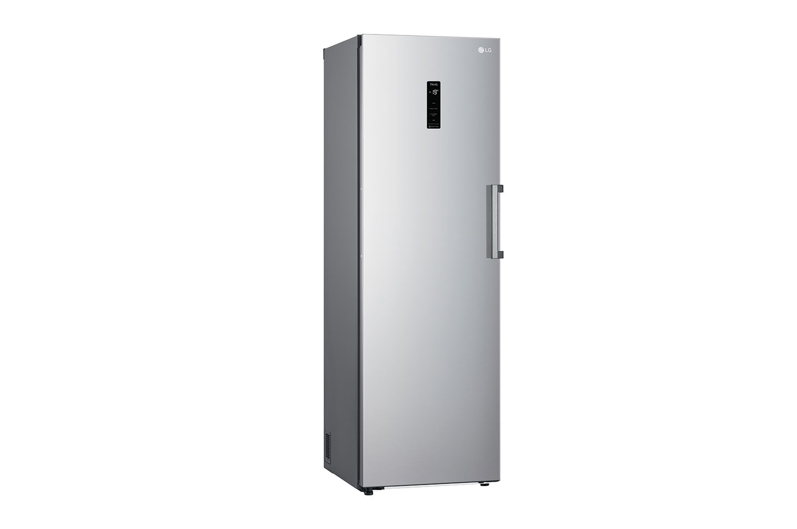 LG 324L Fristående frys (Shiny Steel) - Energiklass E, Total No Frost, Express Freeze, Smart Diagnosis™ med Wi-Fi, GFE61PZCSZ