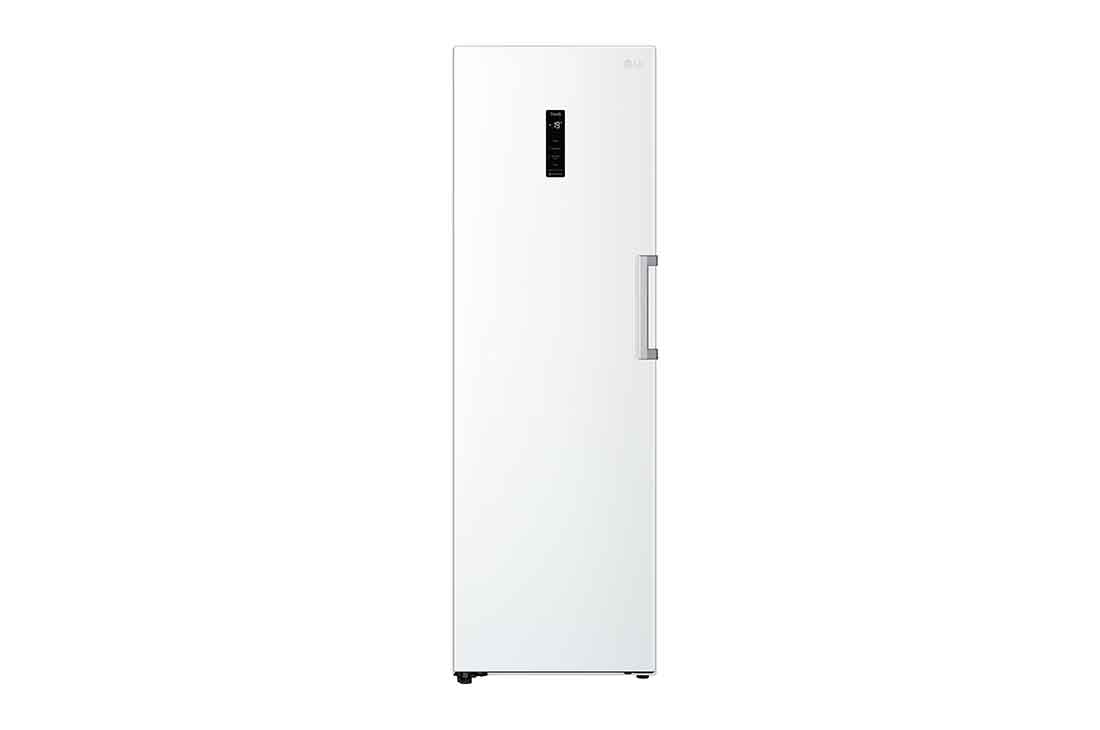 LG 324L Fristående frys (Vit) - Energiklass E, Total No Frost, Express Freeze, Smart Diagnosis™ med Wi-Fi, GFE61SWCSZ