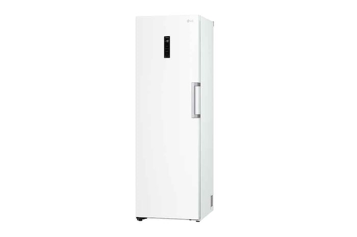 LG 324L Fristående frys (Vit) - Energiklass E, Total No Frost, Express Freeze, Smart Diagnosis™ med Wi-Fi, GFE61SWCSZ