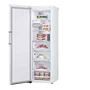 LG 324L Fristående frys (Vit) - Energiklass E, Total No Frost, Express Freeze, Smart Diagnosis™ med Wi-Fi, GFE61SWCSZ