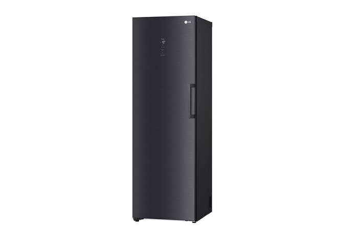 LG 324L Fristående frys (Matte Black) - Energiklass D, Total No Frost, Express Freeze, Smart Diagnosis™ med Wi-Fi, GFM61MCCSF