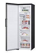 LG 324L Fristående frys (Matte Black) - Energiklass D, Total No Frost, Express Freeze, Smart Diagnosis™ med Wi-Fi, GFM61MCCSF