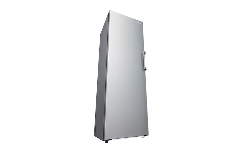 LG 324L Fristående frys (Shiny Steel) - Energiklass D, Total No Frost, Express Freeze, GFT41PZGSF