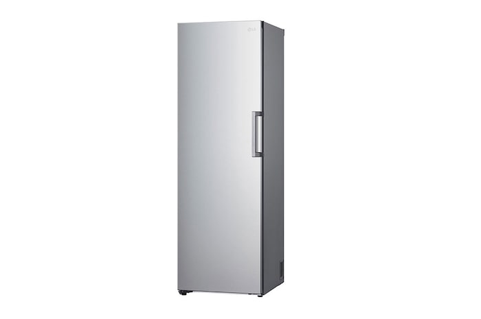 LG 324L Fristående frys (Shiny Steel) - Energiklass E, Total No Frost, Express Freeze , GFT41PZGSZ