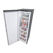 LG 324L Fristående frys (Shiny Steel) - Energiklass E, Total No Frost, Express Freeze , GFT41PZGSZ