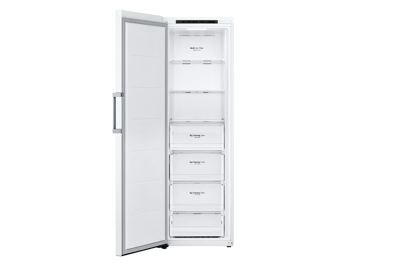 LG 324L Fristående frys (Vit) - Energiklass D, Total No Frost, Express Freeze, GFT41SWGSF