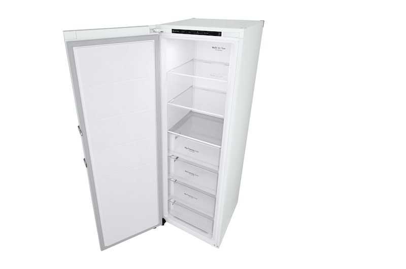 LG 324L Fristående frys (Vit) - Energiklass D, Total No Frost, Express Freeze, GFT41SWGSF