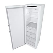 LG 324L Fristående frys (Vit) - Energiklass D, Total No Frost, Express Freeze, GFT41SWGSF