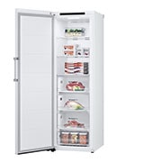 LG 324L Fristående frys (Vit) - Energiklass D, Total No Frost, Express Freeze, GFT41SWGSF