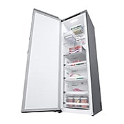LG 324L Fristående frys (Metal Sorbet) - Energiklass E, Total No Frost, Express Freeze, Smart Diagnosis™, GFT61MBCSZ