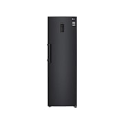 Vy framifrån av 375L Fristående kylskåp (Matte Black) - Energiklass F, Moist Balance Crisper™ och Smart Diagnosis™ med Wi-Fi GL5241MCJZ1