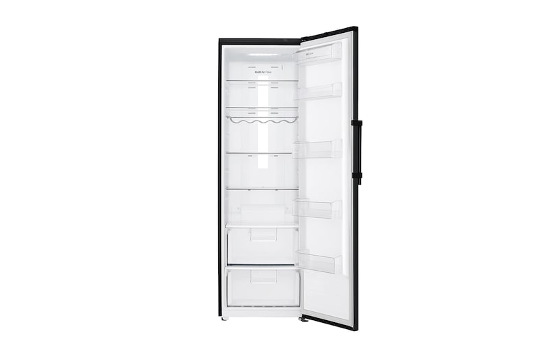LG 375L Fristående kylskåp (Matte Black) - Energiklass F, Moist Balance Crisper™ och Smart Diagnosis™ med Wi-Fi, GL5241MCJZ1