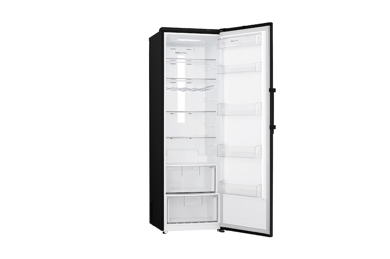LG 375L Fristående kylskåp (Matte Black) - Energiklass F, Moist Balance Crisper™ och Smart Diagnosis™ med Wi-Fi, GL5241MCJZ1