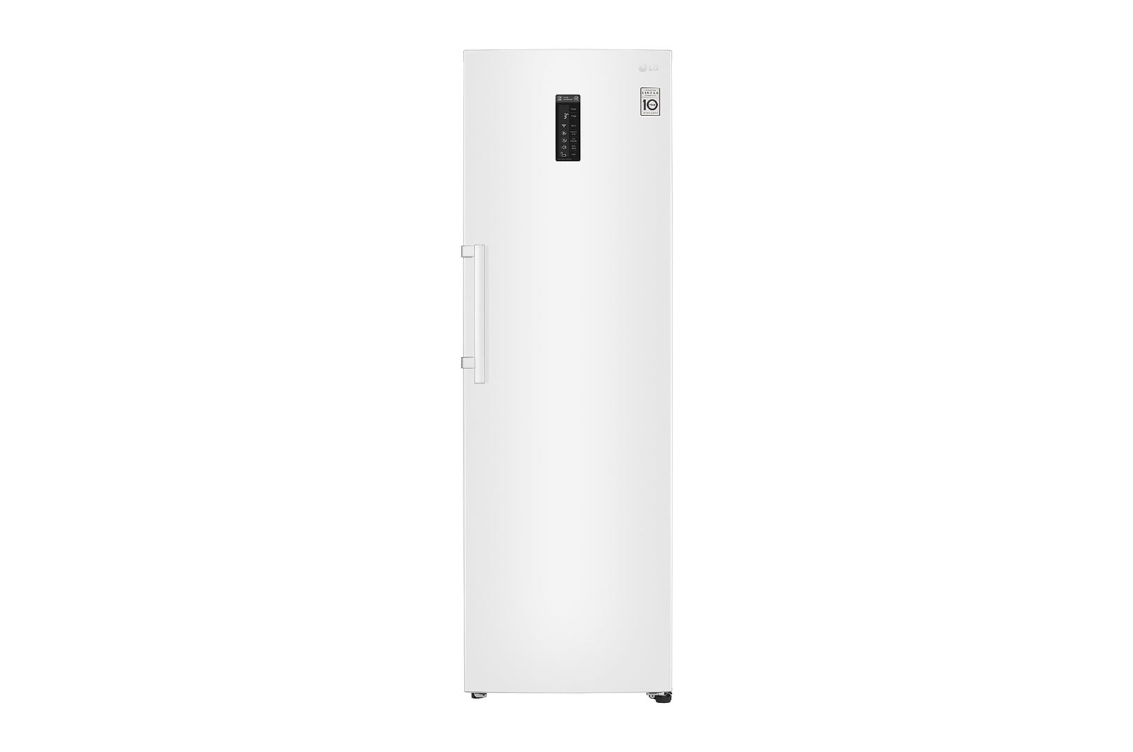 Vy framifrån av 375L Fristående kylskåp (Vit) - Energiklass F, Moist Balance Crisper™ och Smart Diagnosis™ med Wi-Fi GL5241SWJZ1