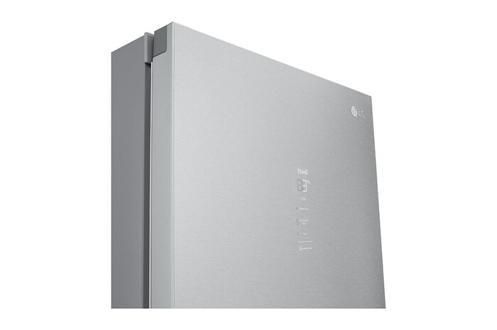 LG 386L Fristående kylskåp (Metal Sorbet) - Energiklass C, Door Cooling™, LINEARCooling™, FRESHBalancer™, Smart Diagnosis™ med Wi-Fi, GLM71MBCSX