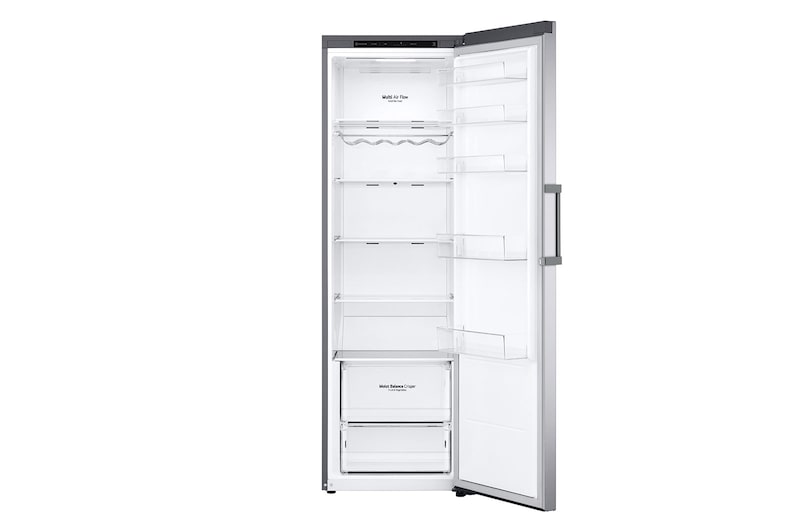 LG 386L Fristående kylskåp (Shiny Steel) - Energiklass D, Door Cooling™, LINEARCooling™, Moist Balance Crisper™, GLT51PZGSF