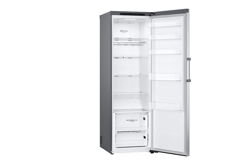 LG 386L Fristående kylskåp (Shiny Steel) - Energiklass D, Door Cooling™, LINEARCooling™, Moist Balance Crisper™, GLT51PZGSF