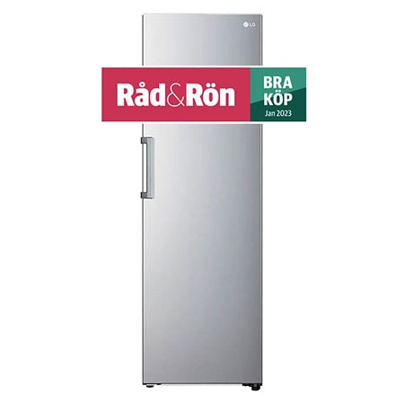 386L Fristående kylskåp (Shiny Steel) - Energiklass E, Door Cooling , LINEARCooling , Moist Balance Crisper - GLT51PZGSZ