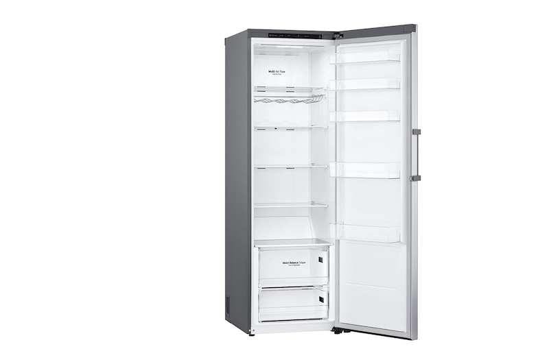 LG 386L Fristående kylskåp (Shiny Steel) - Energiklass E, Door Cooling™, LINEARCooling™, Moist Balance Crisper™, GLT51PZGSZ