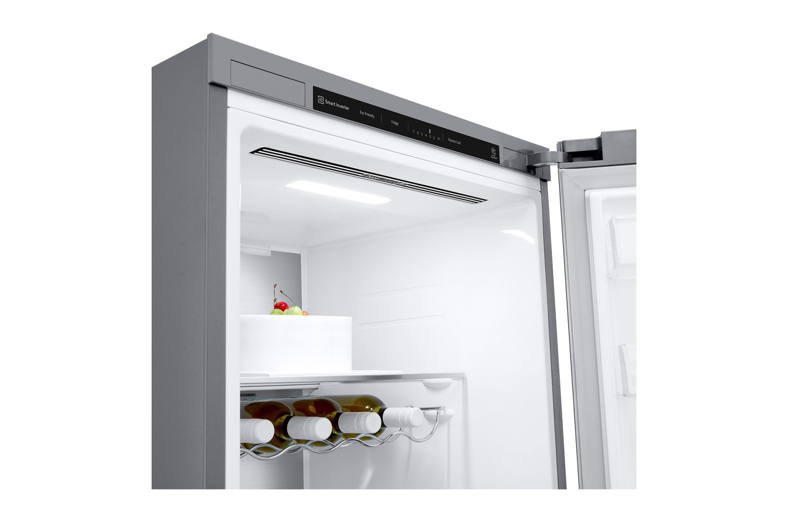 LG 386L Fristående kylskåp (Metal Sorbet) - Energiklass E, Door Cooling™, LINEARCooling™, FRESHBalancer™, Smart Diagnosis™, GLT71MBCSZ