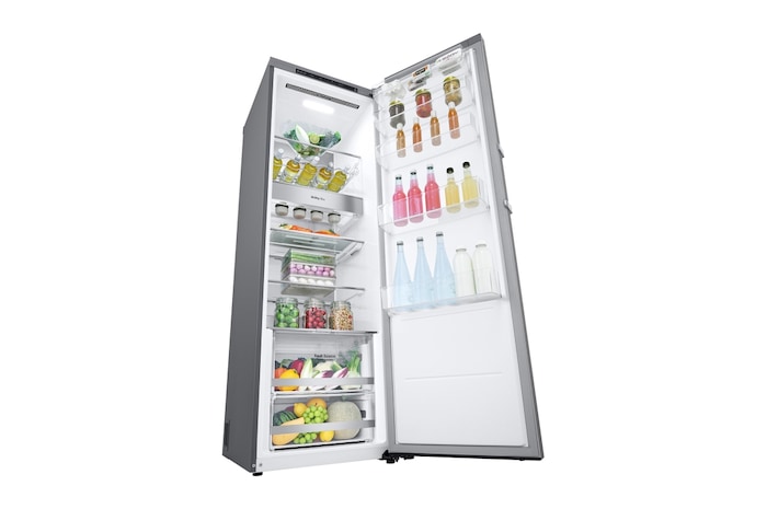 LG 386L Fristående kylskåp (Metal Sorbet) - Energiklass E, Door Cooling™, LINEARCooling™, FRESHBalancer™, Smart Diagnosis™, GLT71MBCSZ