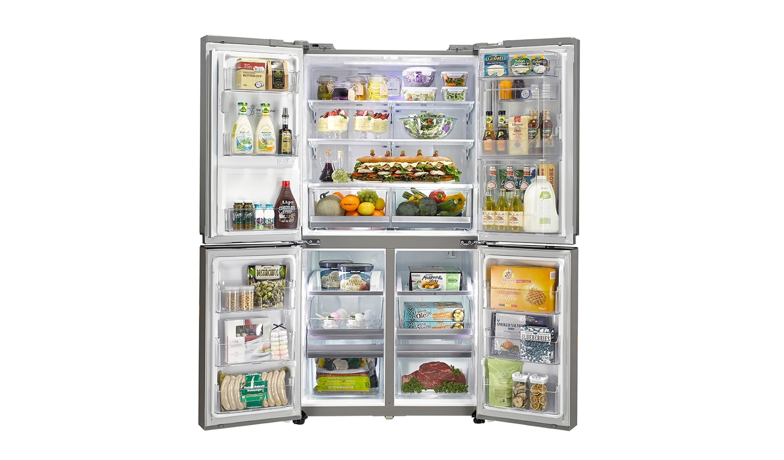 LG French door Side-by-Side med Door-in-Door™, GMJ916NSHV