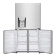 LG 571L Door in Door French Door (Noble Steel) - Energiklass F, Vatten/is via röranslutning, Smart Diagnosis™ med Wi-Fi, GMJ936NSHV
