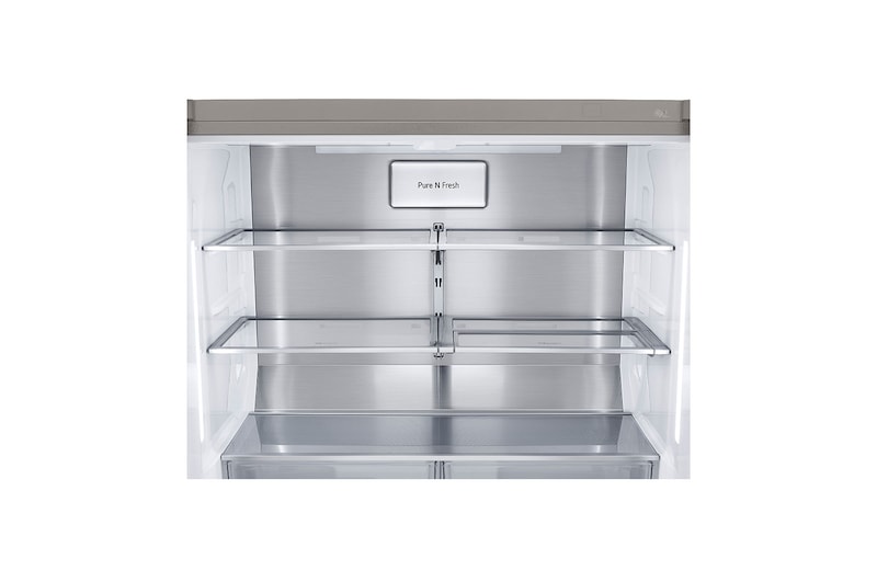 LG 638L Door in Door French Door (Noble Steel), Energiklass F, Vatten/is via röranslutning, Smart Diagnosis™ med Wi-Fi, GMJ945NS9F