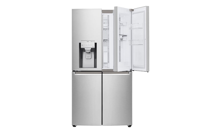 LG 638L Door in Door French Door (Noble Steel), Energiklass F, Vatten/is via röranslutning, Smart Diagnosis™ med Wi-Fi, GMJ945NS9F