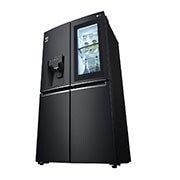 LG 638L InstaView Door in Door French Door (Matte Black) - Energiklass F, Vatten/is via röranslutning, Smart Diagnosis™ med Wi-Fi, GMX945MC9F