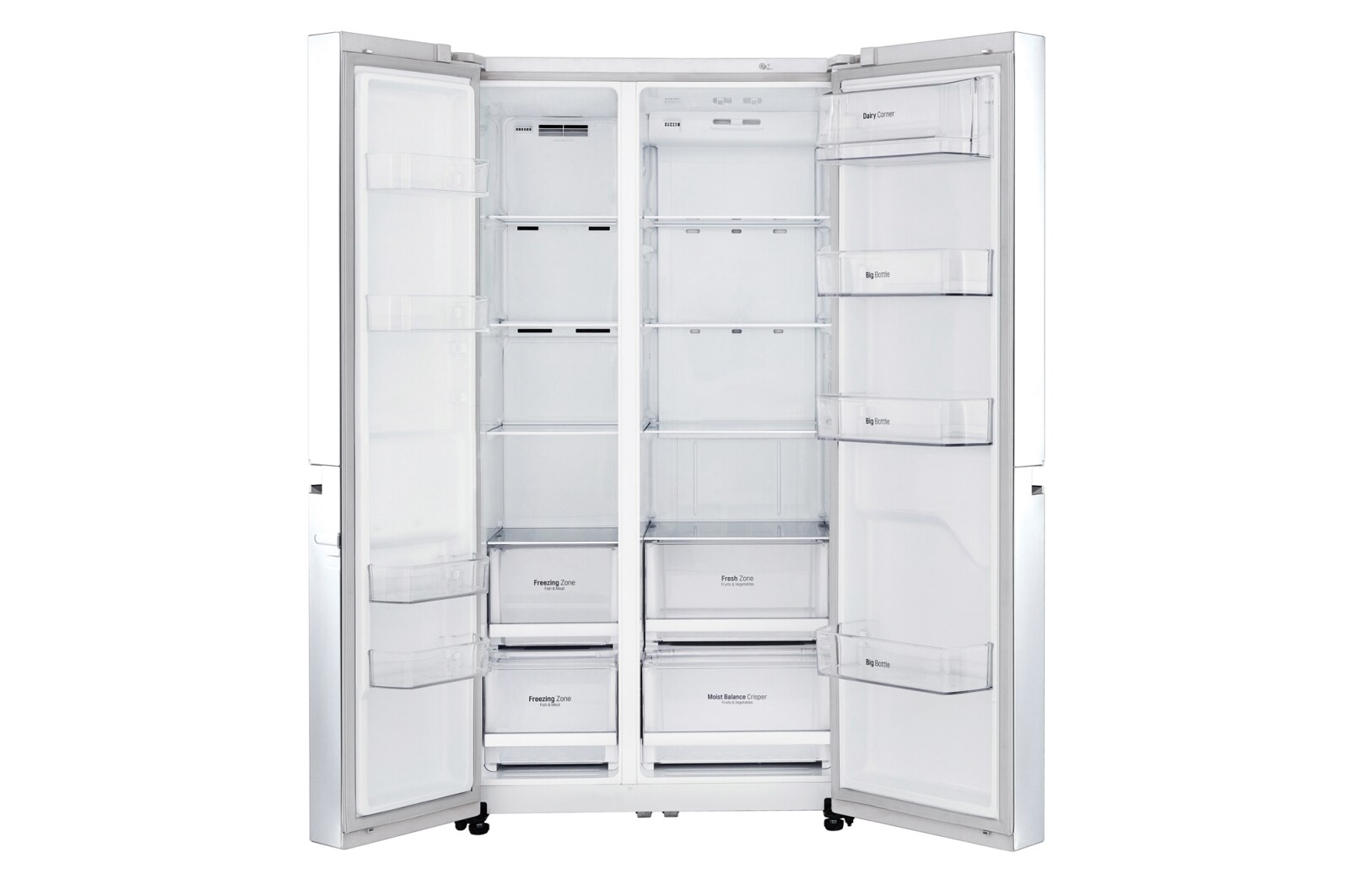 LG 642L Side by Side (Vit) - Energiklass F, Smart Diagnosis™ med Wi-Fi, GSB760SWXV
