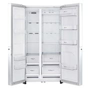 LG 642L Side by Side (Vit) - Energiklass F, Smart Diagnosis™ med Wi-Fi, GSB760SWXV