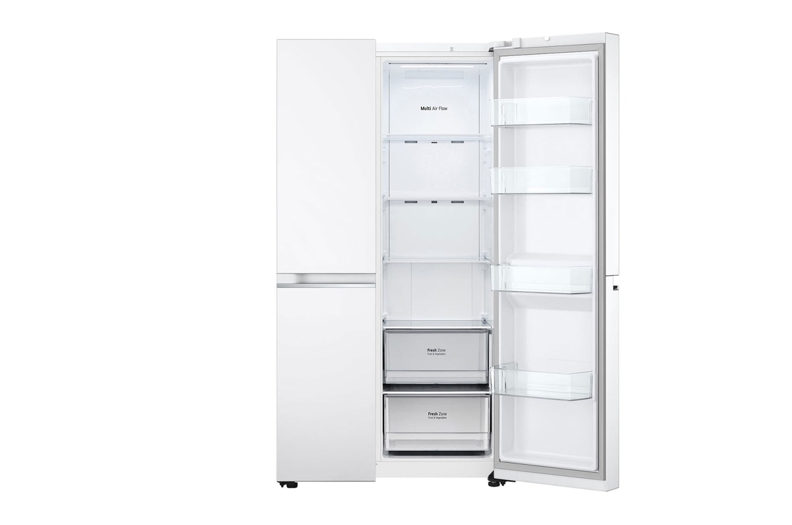single door open without food