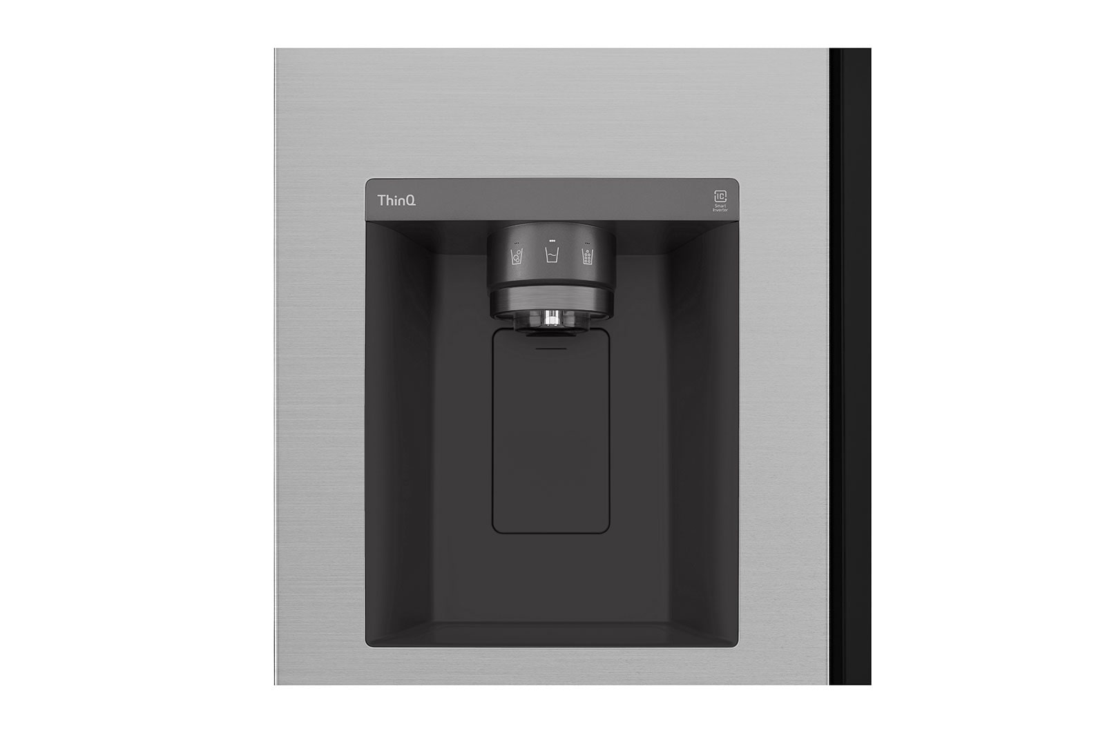 LG 635L InstaView™ Side by Side (Prime Silver), Energiklass D, Vatten/is via röranslutning, Smart Diagnosis™ med Wi-Fi, GSGV80PYLD