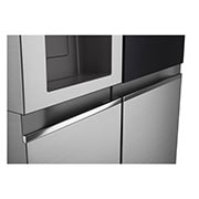 LG 635L InstaView™ Side by Side (Prime Silver), Energiklass D, Vatten/is via röranslutning, Smart Diagnosis™ med Wi-Fi, GSGV80PYLD