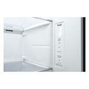 LG 635L InstaView™ Side by Side (Prime Silver), Energiklass D, Vatten/is via röranslutning, Smart Diagnosis™ med Wi-Fi, GSGV80PYLD