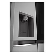 LG 635L InstaView™ Side by Side (Prime Silver), Energiklass D, Vatten/is via röranslutning, Smart Diagnosis™ med Wi-Fi, GSGV80PYLD