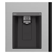 LG 635L InstaView™ Side by Side (Prime Silver), Energiklass D, Vatten/is via röranslutning, Smart Diagnosis™ med Wi-Fi, GSGV80PYLD