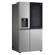 LG 635L InstaView™ Side by Side (Prime Silver), Energiklass D, Vatten/is via röranslutning, Smart Diagnosis™ med Wi-Fi, GSGV80PYLD